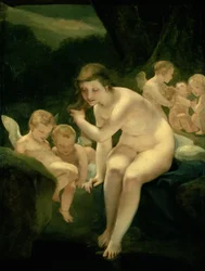 Venus badend of onschuld